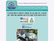 Tablet Screenshot of dockstreetprinting.com